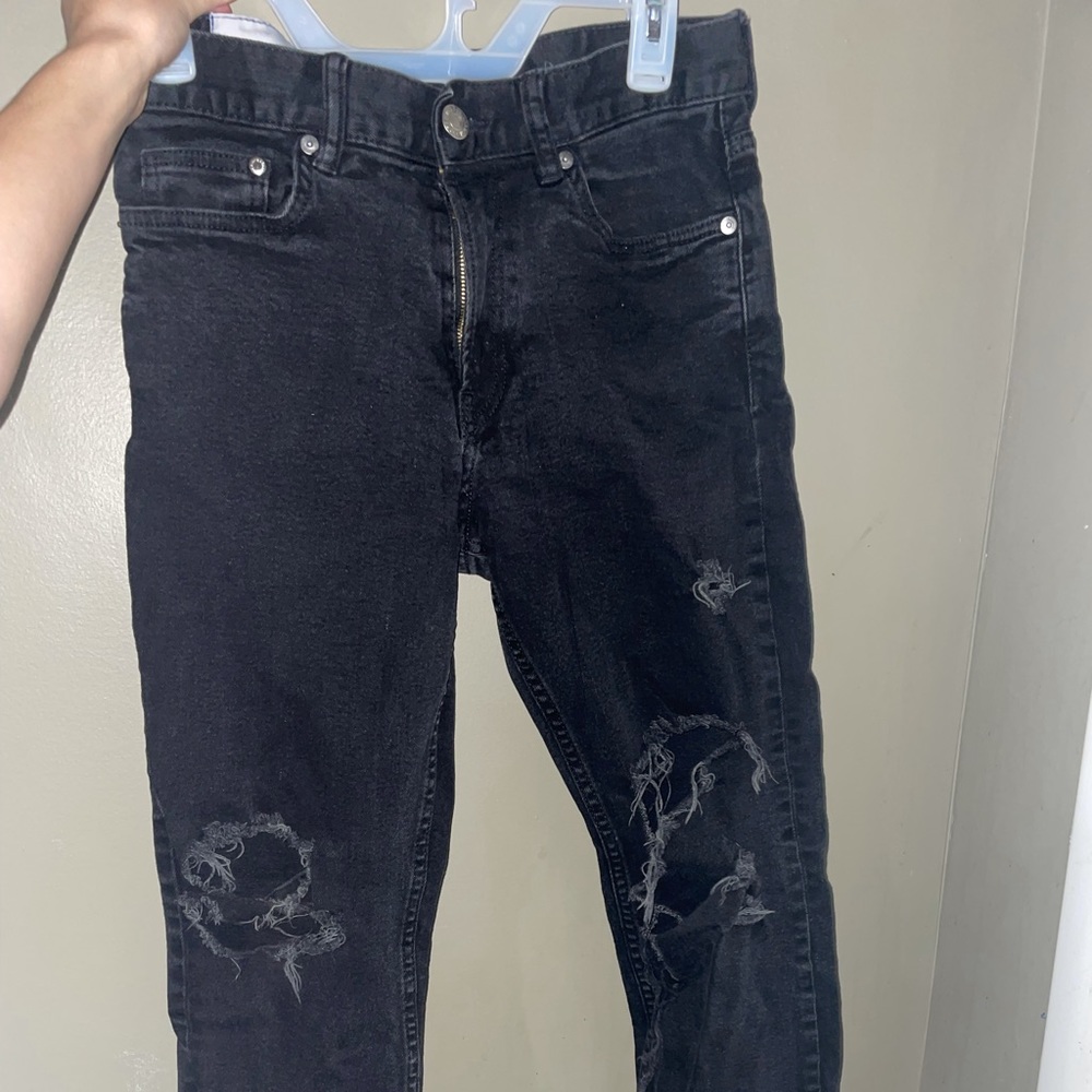 Black distressed Jeans | Casual | Slim